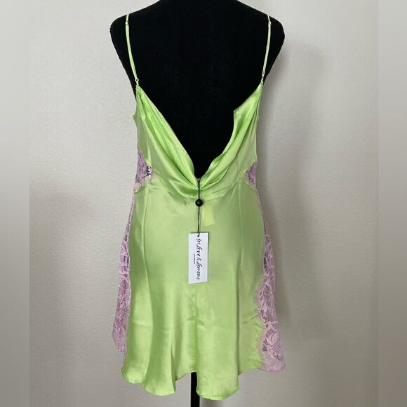 NWT For Love & Lemons Silky Slip Dress - Picture 9 of 14